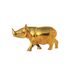 Brass Table Decor Showpiece Rhino Ganda Statue 0.511kg