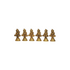 Brass Musical Ganesh 5 pcs set God Statue 1.185kg