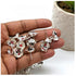 Silver Kundan Flowers Pack Of 108 45g