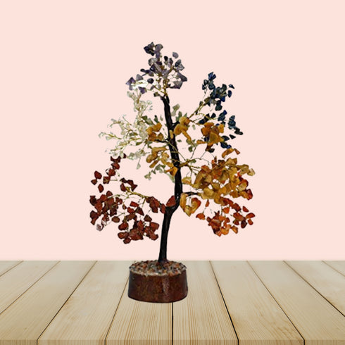 Pushkar 7 Chakra M Seal Crystal Tree