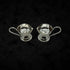 Pure Silver Pair Diyas With Handle 21g