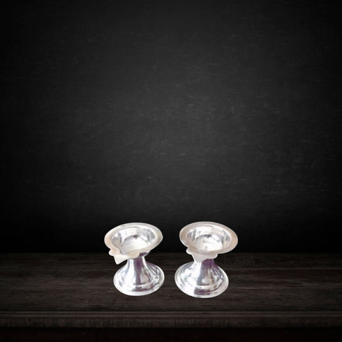 Pure Silver Diya Pair 20gms