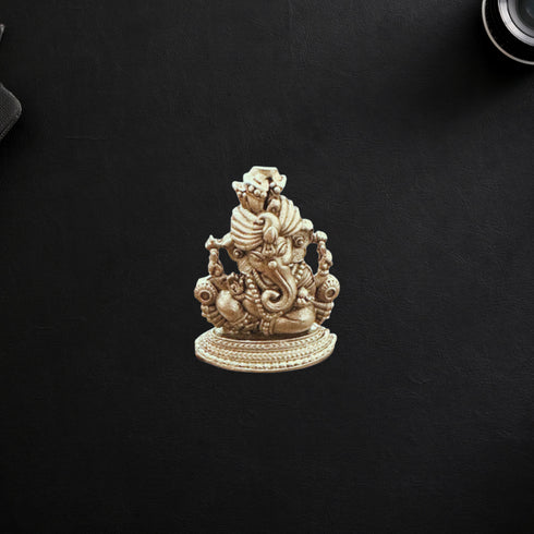 Pure Silver Ganesh Antique Idol 5 grams 1 Pcs