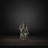 Pure Silver Laxminarasimha Swami Oxidized Antique 19.68g