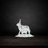 Pure Silver Cow and Calf 6 grams