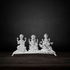 Pure Silver Lakshmi Ganesh Saraswati Idol 109g