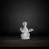 Pure Silver Saraswathi Idol Soild 33.5g