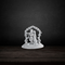 Pure Silver Radha Krishna With Frame Antique 6.62g