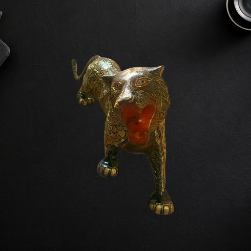 Brass Showpiece Tiger 6.82kg