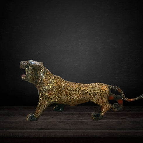 Brass Showpiece Tiger 6.82kg