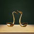 Brass Showpiece Duck Pair Statue 6.668kg