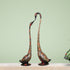 Brass Duck Pair Statue In Red Colour Medium 5.68kg