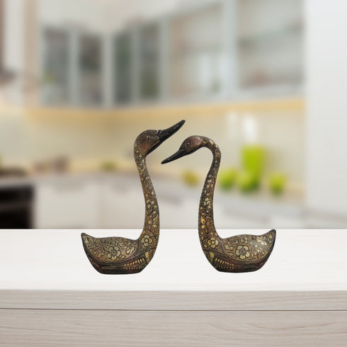 Brass Showpiece Duck Pair 3.16kg
