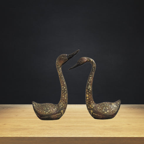 Brass Showpiece Duck Pair 3.16kg