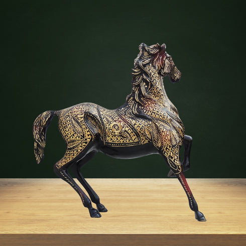 Brass Showpiece Horse Statue 6.24kg