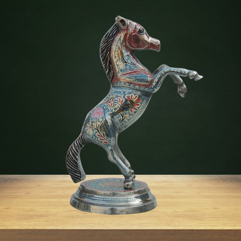 Brass Showpiece Jumping Horse 2kg