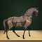 Brass Showpiece Horse Statue 2.46kg