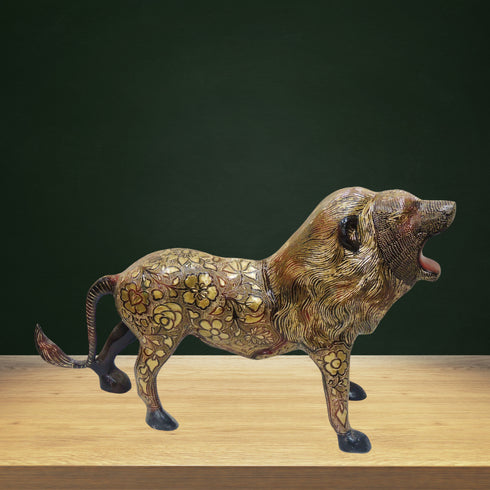 Brass Showpiece Lion Small 6.145kg