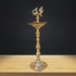 Brass Table Mahabharat Oil Lamp Deepak 2kg