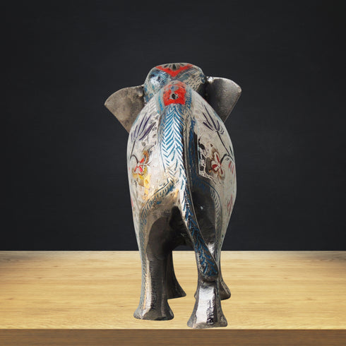 Brass Showpiece Elephant Statue 2.03kg