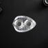Pure Silver Kumkum And Gandham set in a leaf 25g