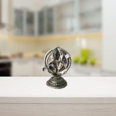 Pure Silver Ayyappa Idol Antique 8.45g