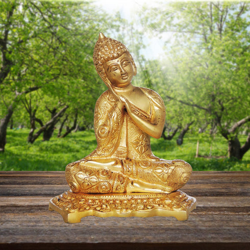 Brass Budha Statue 2.19kg