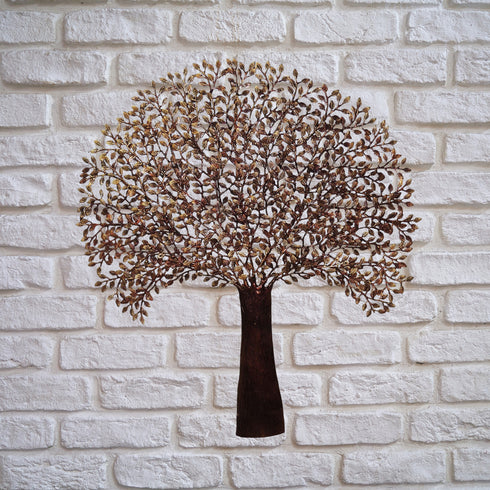 Brass Wall Hanging Tree Statue 15.4kg