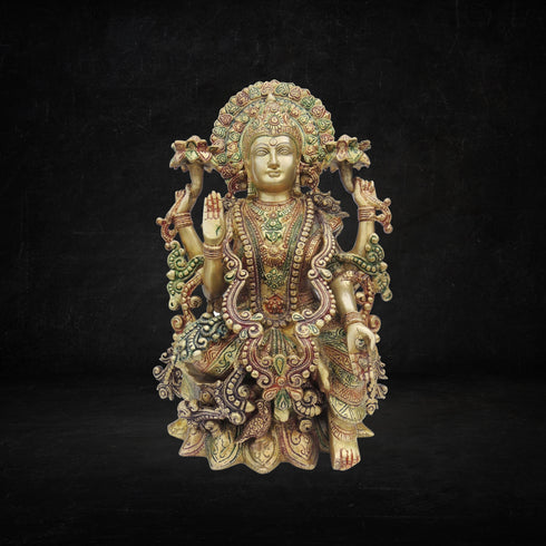 Brass Laxmi Colour Statue 11.82kg