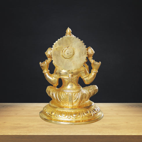 Brass Laxmi Ji Goddess Idol Statue 2.12kg