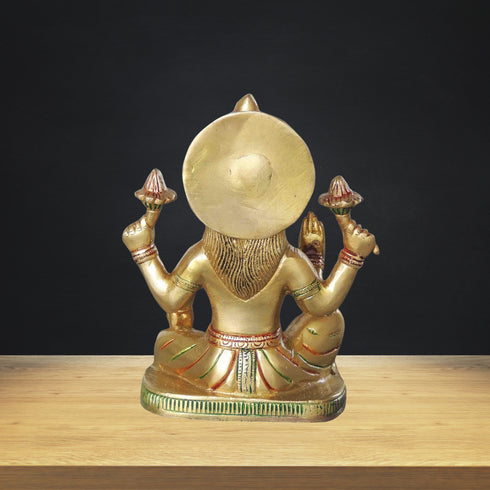 Brass Laxmi Ji Goddess Idol Statue 2.385kg
