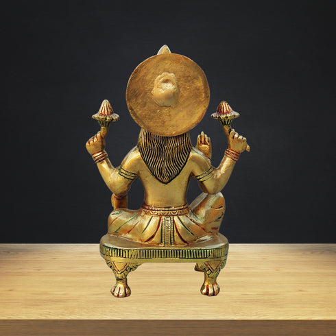 Brass Laxmi Ji Statue 2.4kg