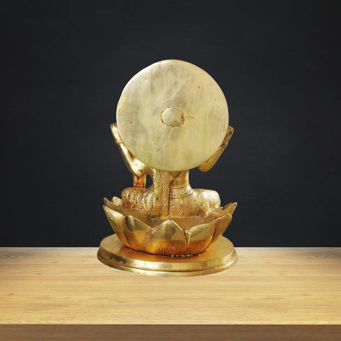 Brass Laxmi Ji Goddess Idol Statue 3.795kg
