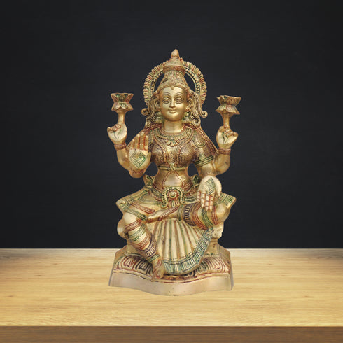 Brass Lakshmi Ji statue Idol 10.78kg
