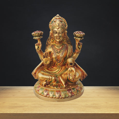 Brass Laxmi Ji Goddess Idol Statue 2.6kg