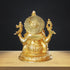 Brass Ganesh Ji God Idol Statue 2.285kg