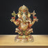 Brass Ganesh Ji God Idol Statue 2.33kg