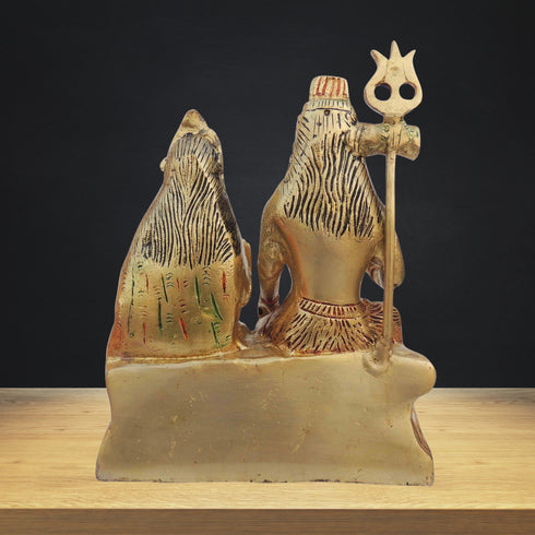 Brass Shiv Parivar God Idol Statue 3kg