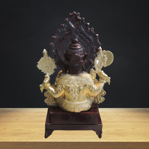 Brass Ganesh Ji Statue 34kg