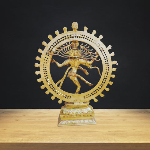 Brass Nataraja God Idol Statue 12.86kg