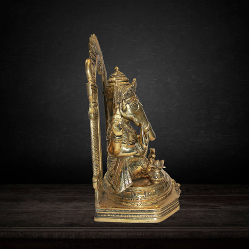 Brass Ganesh Ji Statue 11.7kg