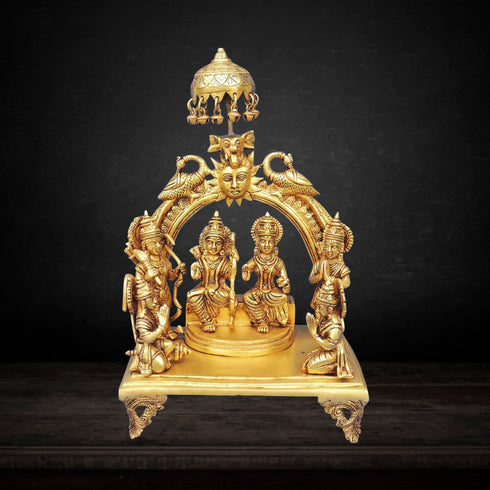 Brass Ram Darbar idol statue 10.4kg