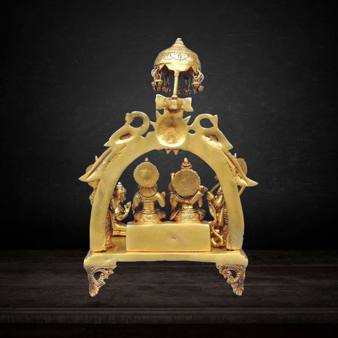 Brass Ram Darbar idol statue 10.4kg