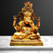 Brass Pagdi Ganesh Statue 21.28Kg