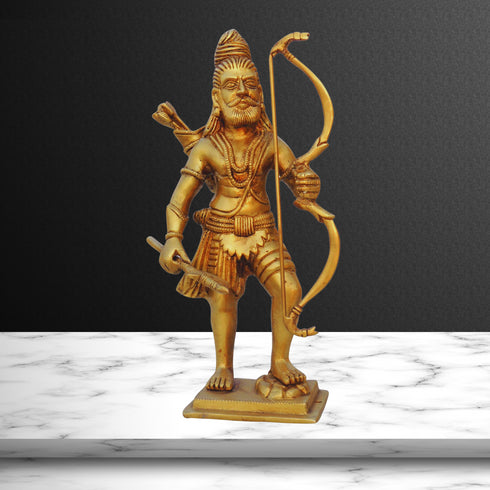 Brass Parshuram God Idol Statue 2kg