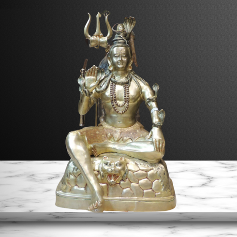 Brass Shiv ji Idol Statue 144kg