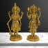 Brass Vishnu Laxmi Idol Statue 4463g