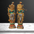 Brass Radha Krishna Pair Statue With Coral 32Kg