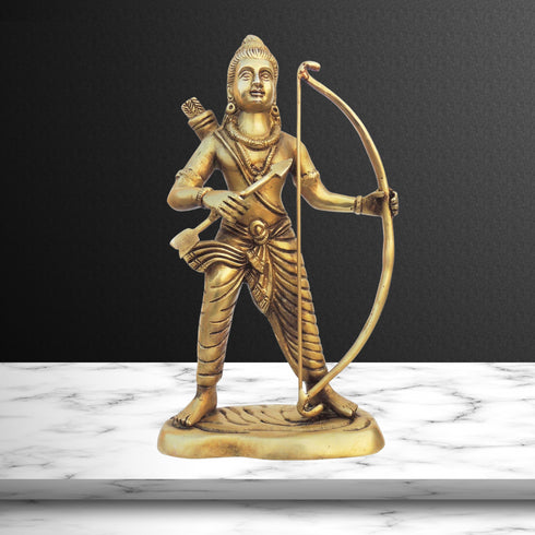 Brass Ram Ji Statue 2.14kg