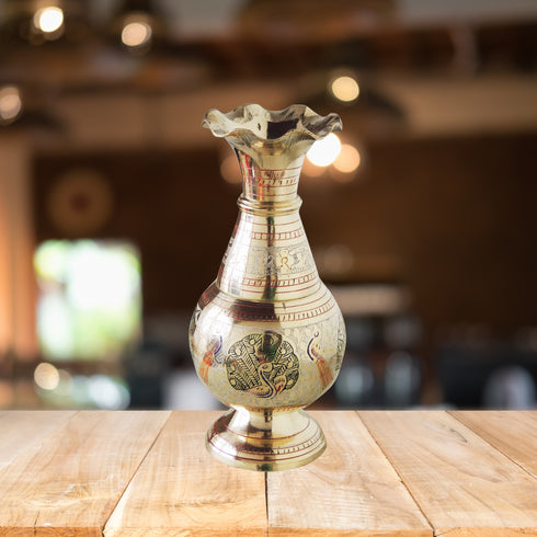 Brass Home Flower Pot Vase 0.505Kg
